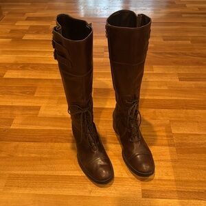 Rockport Women’s Tall Brown Leather Boots 7W